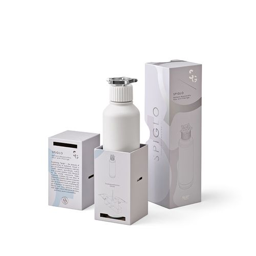 Gourde Spiglo rInox 780ml. Double paroi, étanche. Bouchon rotatif