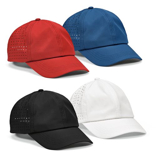 Casquette Armstrong, rPET. 6 pans, fermeture velcro