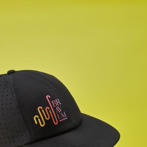 Casquette Armstrong, rPET. 6 pans, fermeture velcro