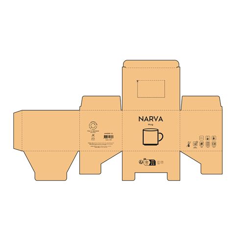 Taza Narva de cerámica.  490 ml