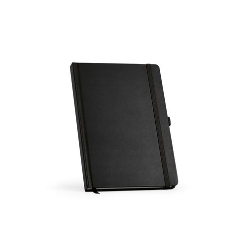 black Libreta Marquez A5 de tapa dura; 196 hojas recicladas de 70 gsm