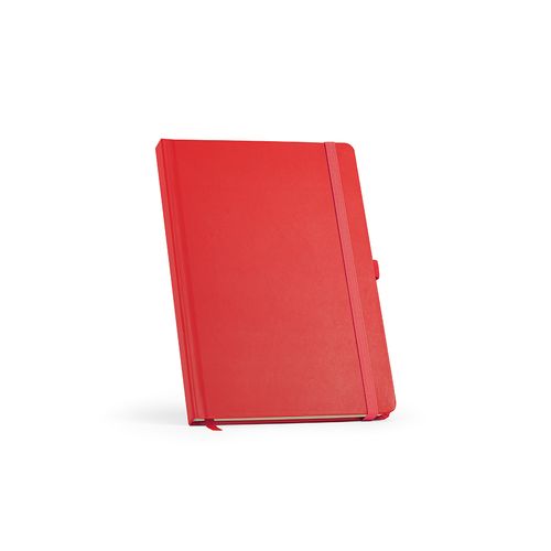 red Libreta Marquez A5 de tapa dura; 196 hojas recicladas de 70 gsm