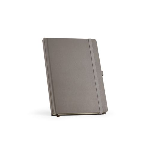 gray Libreta Marquez A5 de tapa dura; 196 hojas recicladas de 70 gsm