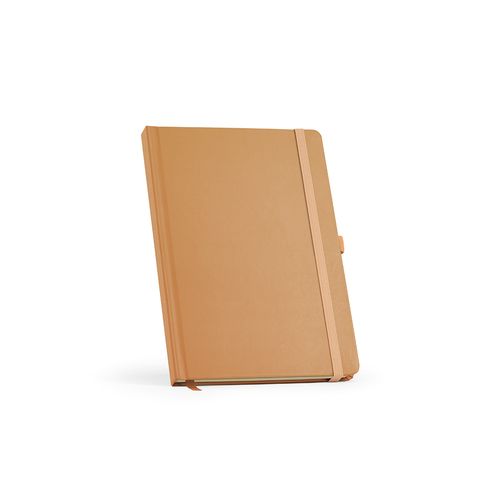 LIBRETA MARQUEZ A5 DE TAPA DURA;  196 HOJAS RECICLADAS DE 70 GSM