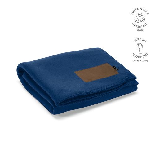 Plaid Pollock en rPET 180 g/m², patch personnalisable. - 2