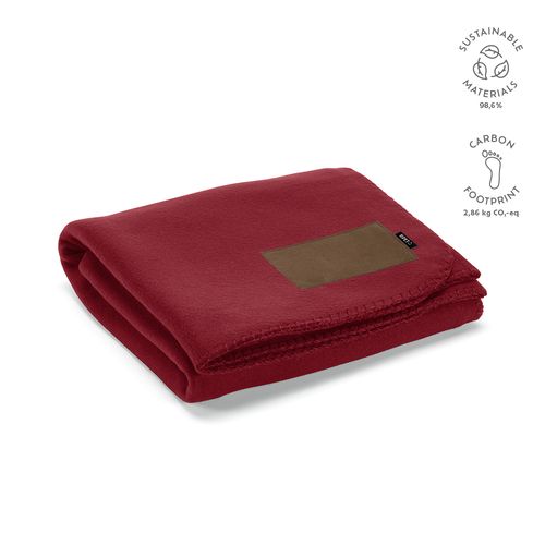 Plaid Pollock en rPET 180 g/m², patch personnalisable.