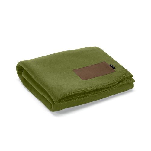 ejército verde Manta Pollock de rPET de 180 gsm. Con parche personalizable