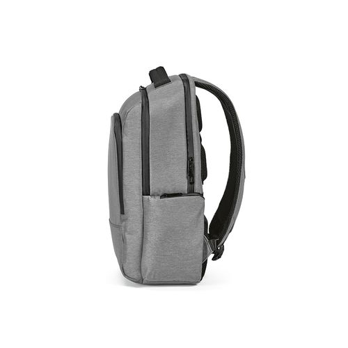 gris claro Mochila New York de 20 l, de rNailon y rPET. Portátil de 17