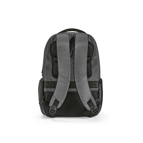 gris oscuro Mochila New York de 20 l, de rNailon y rPET. Portátil de 17