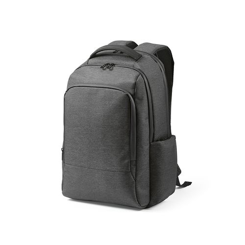 gris oscuro Mochila New York de 20 l, de rNailon y rPET. Portátil de 17