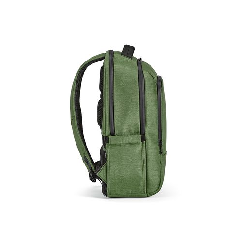 ejército verde Mochila New York de 20 l, de rNailon y rPET. Portátil de 17