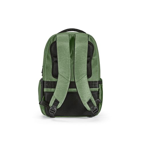ejército verde Mochila New York de 20 l, de rNailon y rPET. Portátil de 17