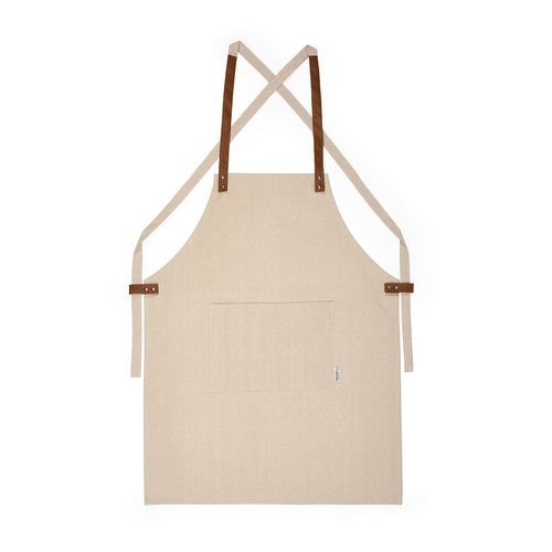 Delantal Kandinsky en algodón reciclado 280 gsm y detalles en rPU