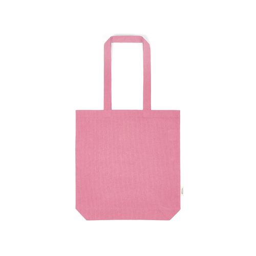 pink Bolsa compra Annapurna; rCotton 180 gsm. Asas de 65 cm y fuelle
