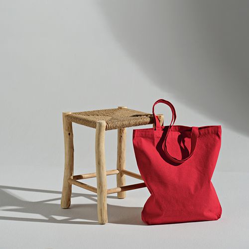 Bolsa compra Annapurna; rCotton 180 gsm. Asas de 65 cm y fuelle