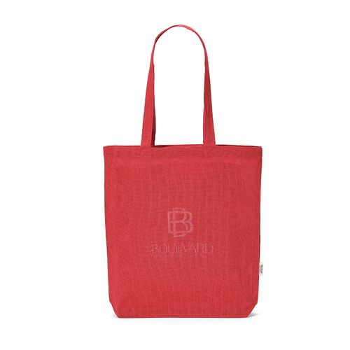 Bolsa compra Annapurna; rCotton 180 gsm. Asas de 65 cm y fuelle