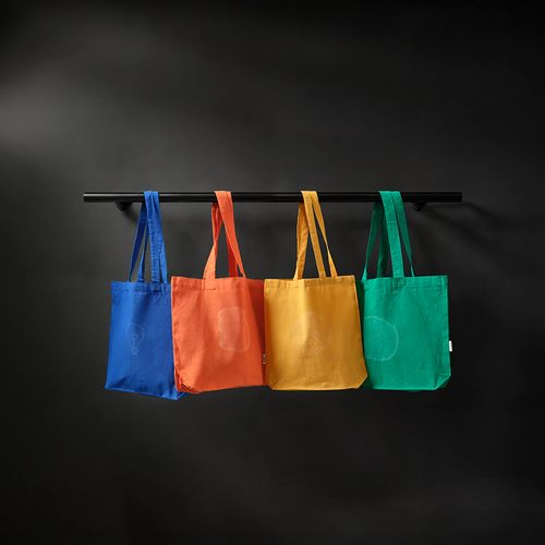 Bolsa compra Annapurna; rCotton 180 gsm. Asas de 65 cm y fuelle