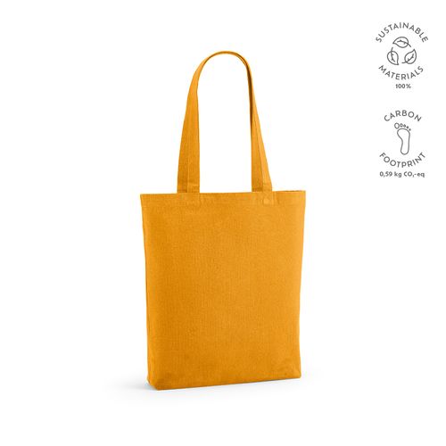 Bolsa compra Annapurna; rCotton 180 gsm. Asas de 65 cm y fuelle
