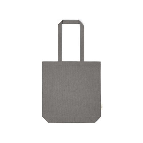 gray Bolsa compra Annapurna; rCotton 180 gsm. Asas de 65 cm y fuelle