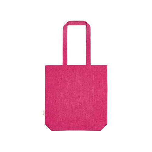 fucsia Bolsa compra Annapurna; rCotton 180 gsm. Asas de 65 cm y fuelle