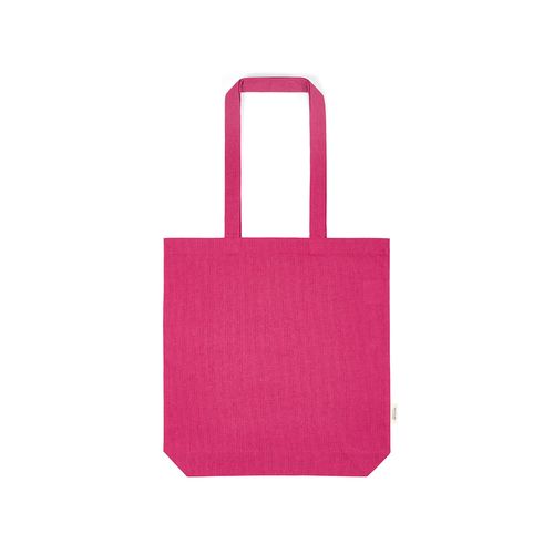 fucsia Bolsa compra Annapurna; rCotton 180 gsm. Asas de 65 cm y fuelle