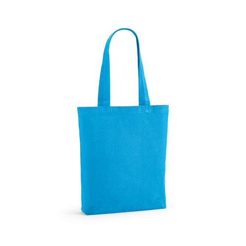 azul claro Bolsa compra Annapurna; rCotton 180 gsm. Asas de 65 cm y fuelle