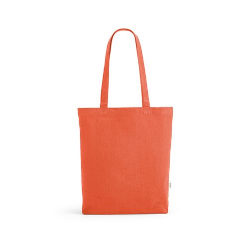 orange Bolsa compra Annapurna; rCotton 180 gsm. Asas de 65 cm y fuelle