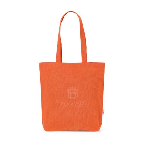 Bolsa compra Annapurna; rCotton 180 gsm. Asas de 65 cm y fuelle