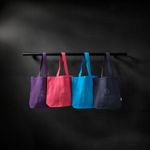 Bolsa compra Annapurna; rCotton 180 gsm. Asas de 65 cm y fuelle