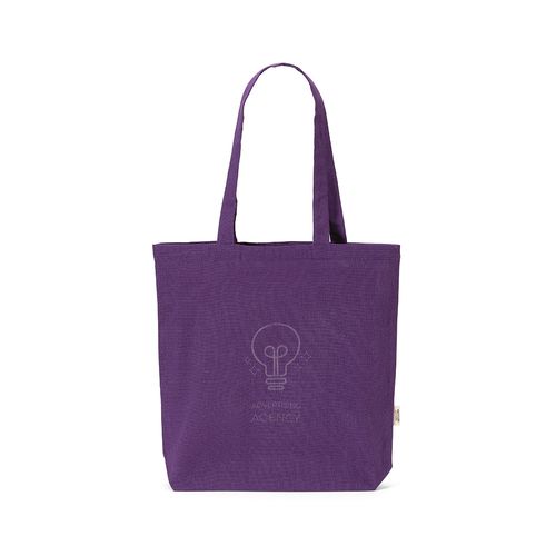 Bolsa compra Annapurna; rCotton 180 gsm. Asas de 65 cm y fuelle