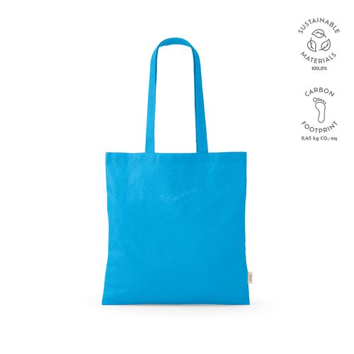 Bolsa de compra Everest; algodón reciclado 140 gsm Asas de 65 cm