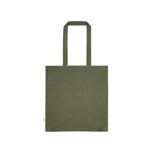 Bolsa de compra Everest; algodón reciclado 140 gsm Asas de 65 cm