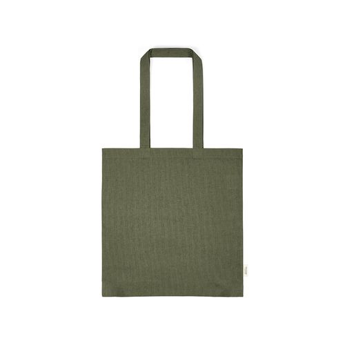 ejército verde Bolsa de compra Everest; algodón reciclado 140 gsm Asas de 65 cm