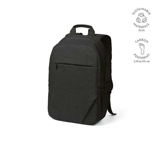 Sac à dos Vilnius 18L rPET. Poche avant. Poche ordinateur  17"