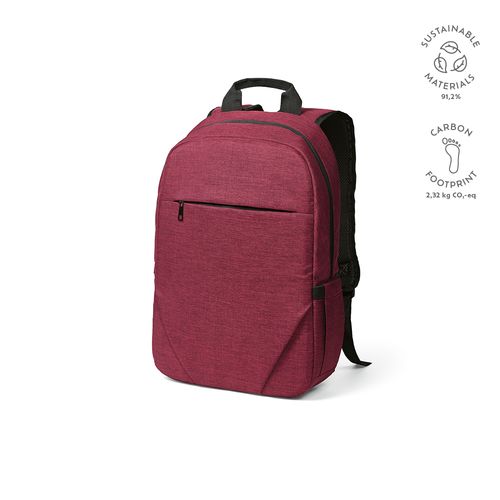 Sac à dos Vilnius 18L rPET. Poche avant. Poche ordinateur  17"