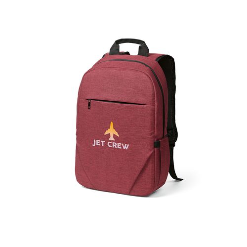 Sac à dos Vilnius 18L rPET. Poche avant. Poche ordinateur  17"