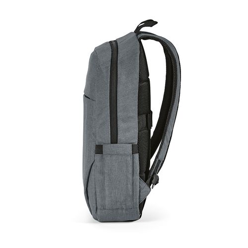 gris claro Mochila Vilnius de 18 l de rPET. Bolsillo frontal. Para PC de 17