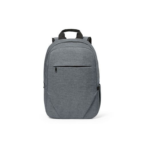 gris claro Mochila Vilnius de 18 l de rPET. Bolsillo frontal. Para PC de 17