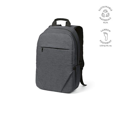 Sac à dos Vilnius 18L rPET. Poche avant. Poche ordinateur  17"