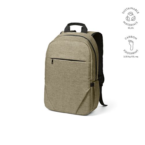 Sac à dos Vilnius 18L rPET. Poche avant. Poche ordinateur  17"