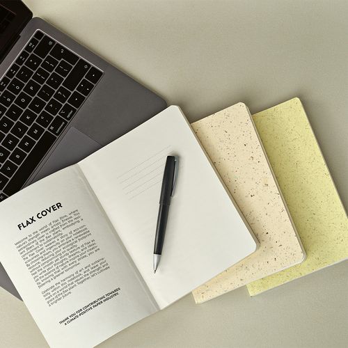 Carnet Chaucer couverture en résidus de bière recyclée,196p 80g/m²