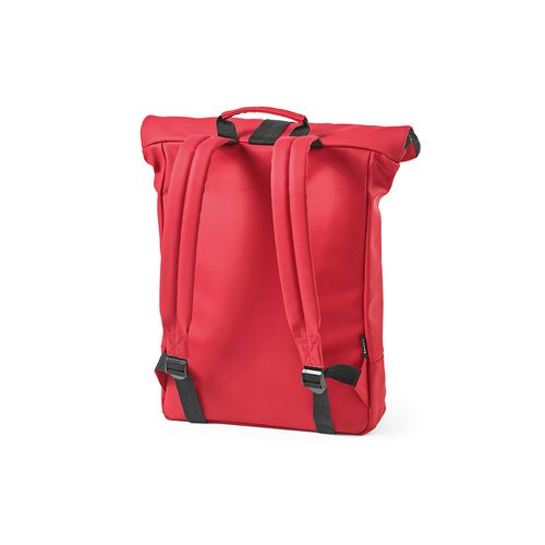 burdeos Mochila Milan; 24L fabricada en rPU y rPET. Para portátil de 17