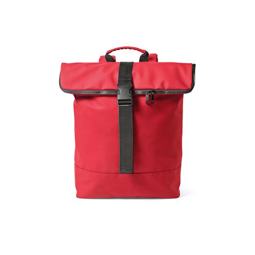 burdeos Mochila Milan; 24L fabricada en rPU y rPET. Para portátil de 17