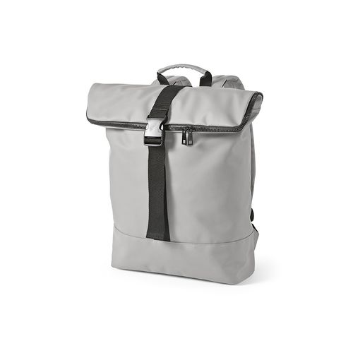 gris claro Mochila Milan; 24L fabricada en rPU y rPET. Para portátil de 17