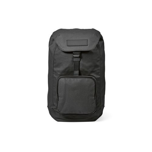 black Mochila Copenhagen; 20L de algodón reciclado. Portátil de 15.6