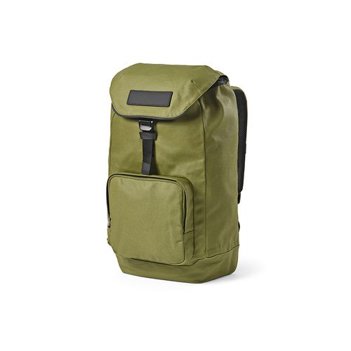 ejército verde Mochila Copenhagen; 20L de algodón reciclado. Portátil de 15.6