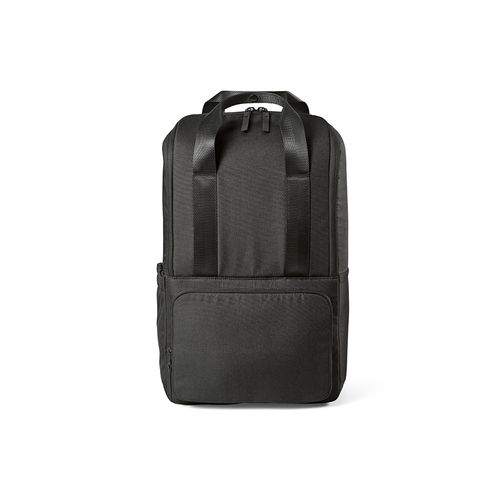 black Mochila Bucharest de 18 l de rPET. Para portátil de 15,6