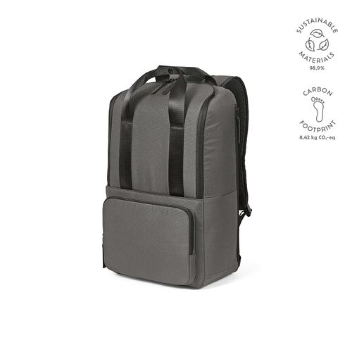 Sac à dos Bucharest 18L rPET. Poche avant Poche ordinateur 15,6"