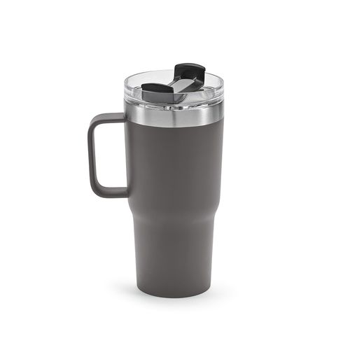 Mug Neman inox 580 ml. Double paroi et bouchon rotatif