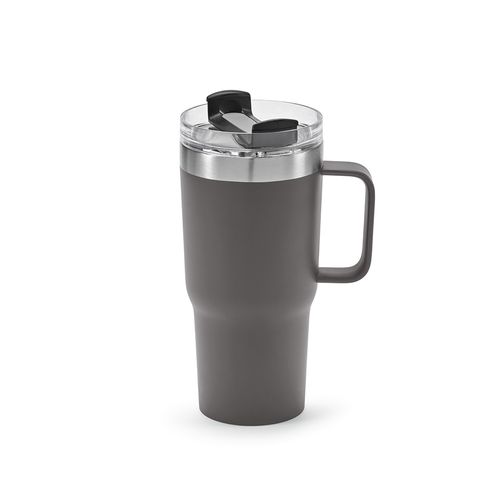 Mug Neman inox 580 ml. Double paroi et bouchon rotatif
